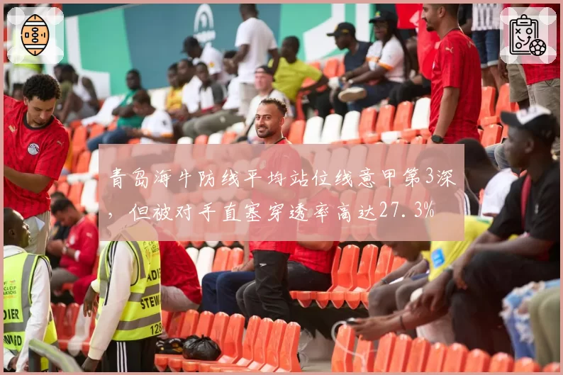 青岛海牛防线平均站位线意甲第3深，但被对手直塞穿透率高达27.3%